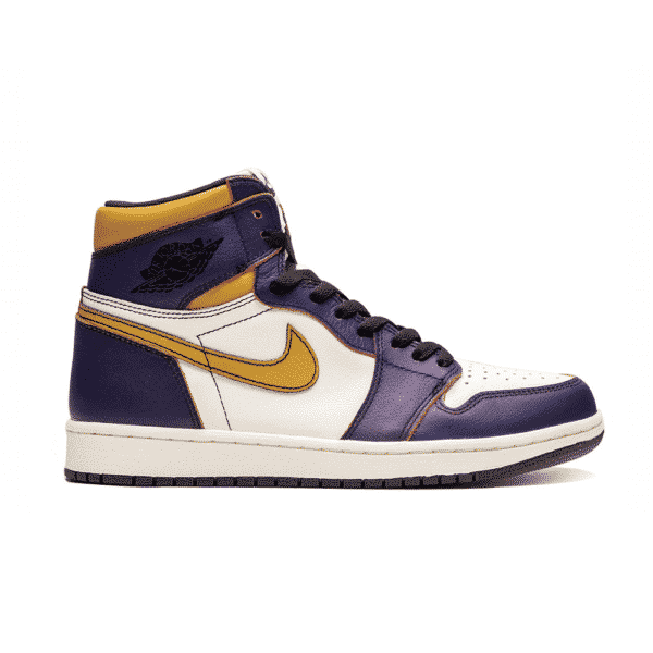 נעלי Air Jordan 1 Retro High LA to Chicago מקוריות בעיצוב אופנתי עכשווי לקידום אתר