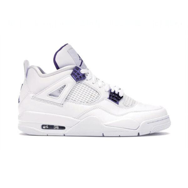 נעלי Jordan 4 Metallic Purple מקוריות בעיצוב אופנתי עכשווי לקידום אתר