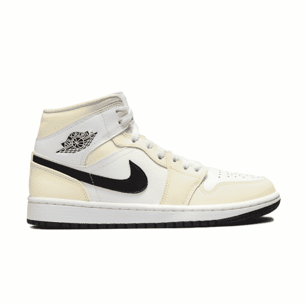 נעלי Air Jordan 1 Mid Coconut Milk מקוריות בעיצוב אופנתי עכשווי לקידום אתר