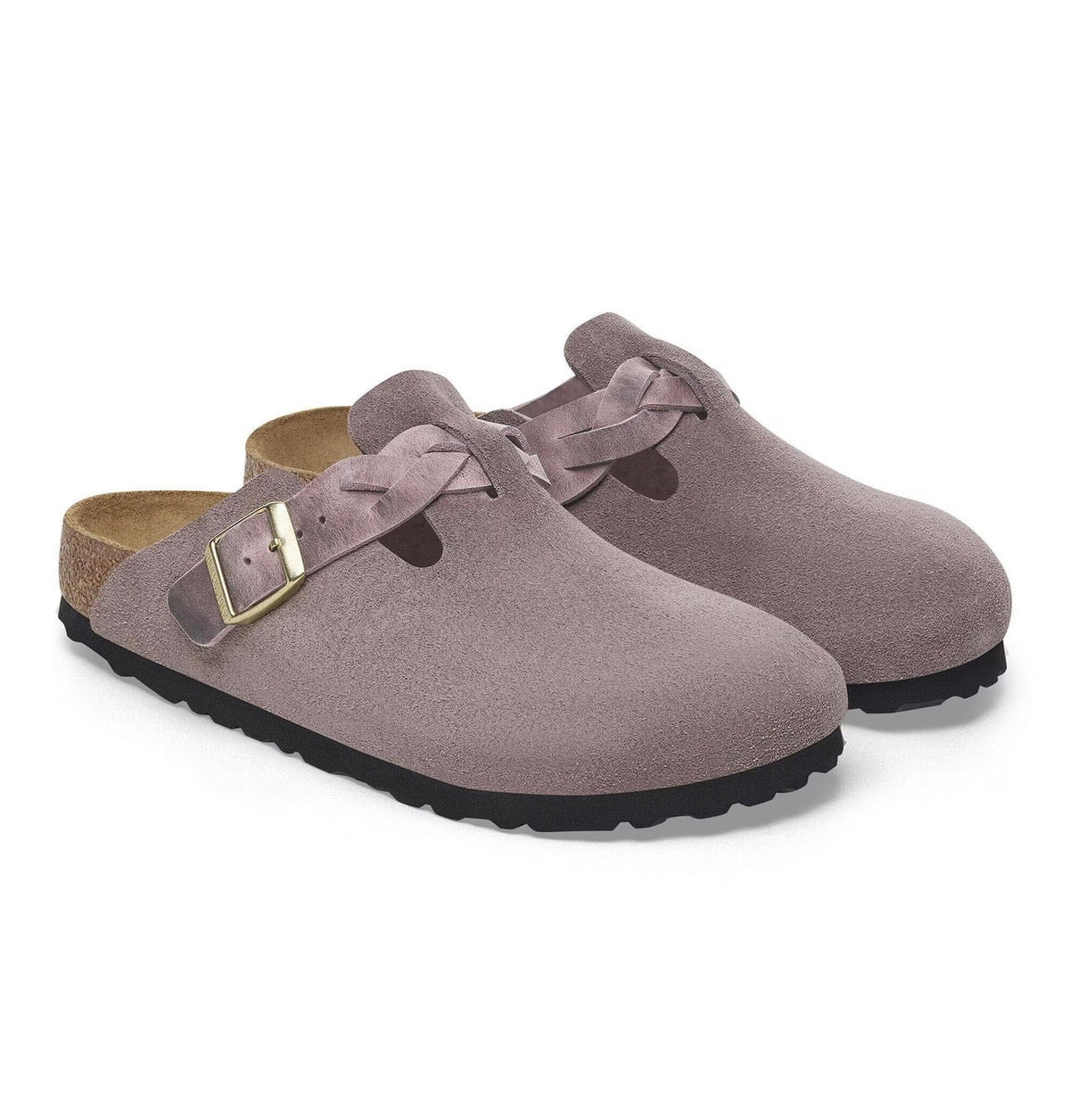 Birkenstock Boston braided faided purple