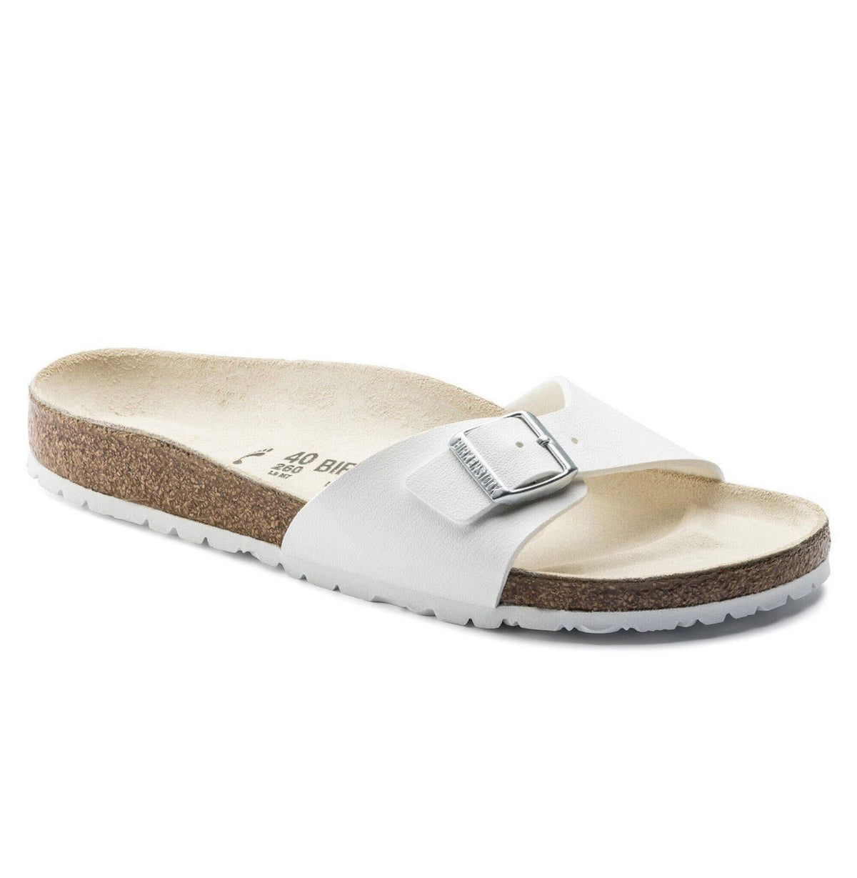 נעלי Birkenstock Madrid White Silver מקוריות בעיצוב אופנתי עכשווי לקידום אתר