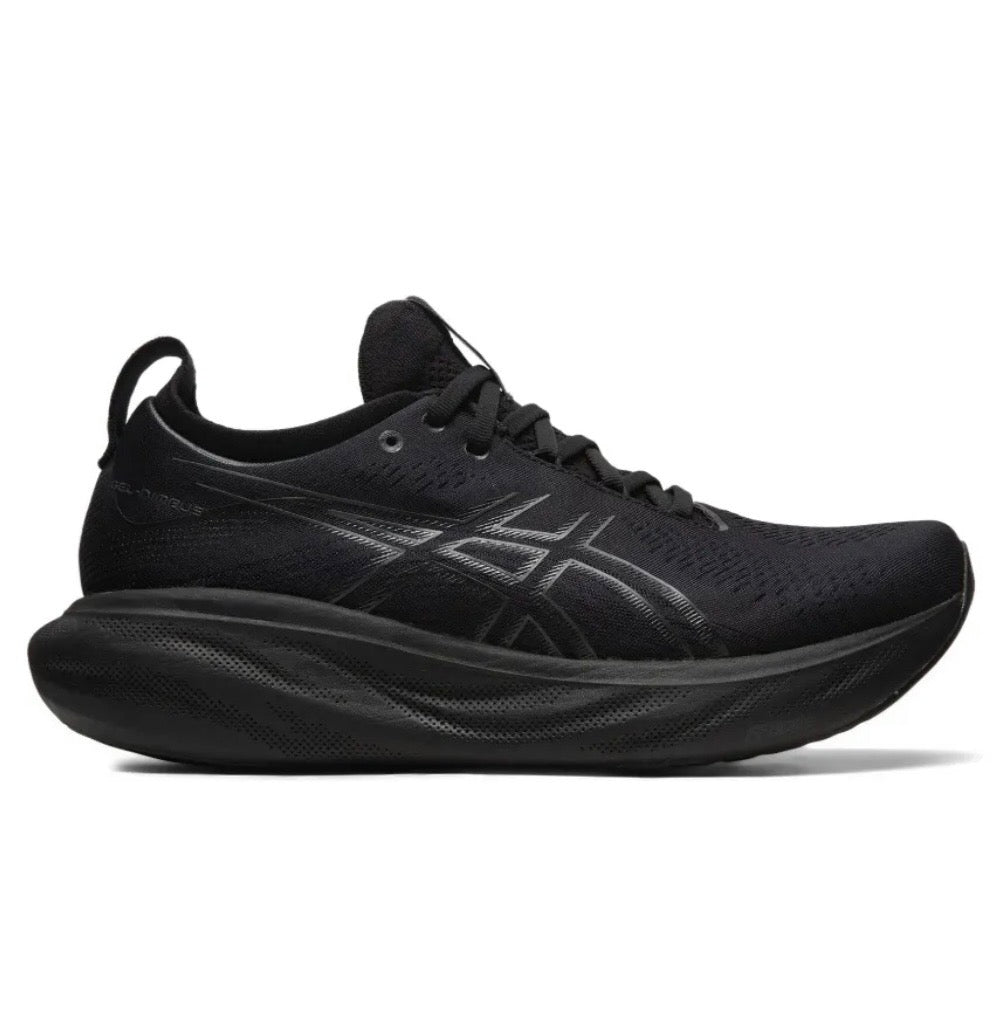 נעלי Asics Nimbus 27 Black מקוריות בעיצוב אופנתי עכשווי לקידום אתר