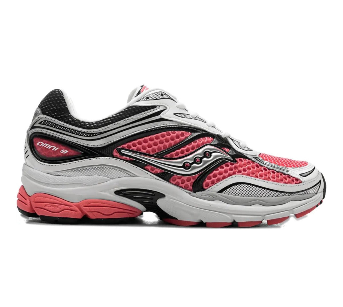 נעלי Saucony Omni 9 Red Grey מקוריות בעיצוב אופנתי עכשווי לקידום אתר