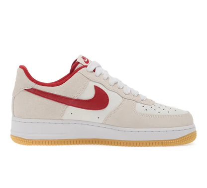 נעלי Nike AIR FORCE 1 Cream Red מקוריות בעיצוב אופנתי עכשווי לקידום אתר