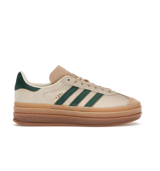 נעלי Adidas gazelle cream green platform מקוריות בעיצוב אופנתי עכשווי לקידום אתר