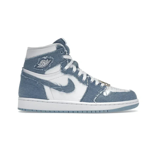 נעלי Air Jordan 1 High Denim מקוריות בעיצוב אופנתי עכשווי לקידום אתר