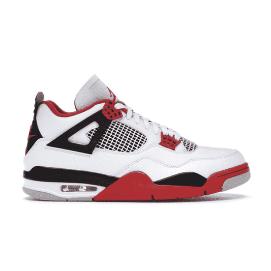 נעלי Air Jordan 4 Retro Fire Red מקוריות בעיצוב אופנתי עכשווי לקידום אתר