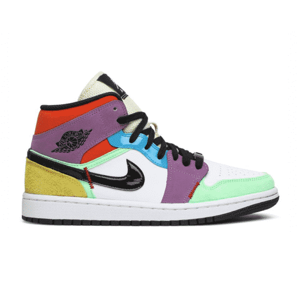 נעלי Air Jordan 1 Mid SE Lightbulb מקוריות בעיצוב אופנתי עכשווי לקידום אתר
