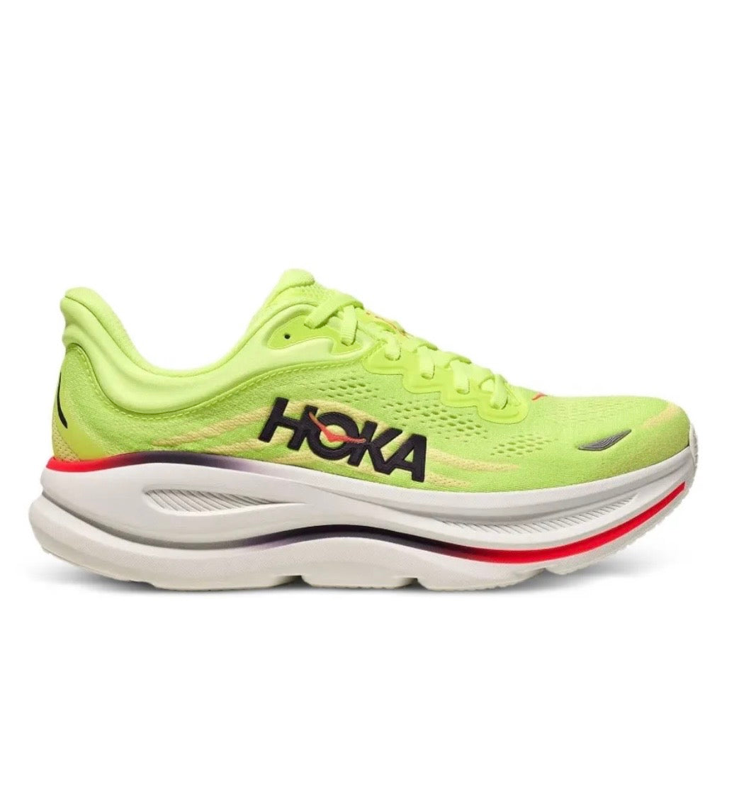 נעלי Hoka Bondi 9 Light Yellow מקוריות בעיצוב אופנתי עכשווי לקידום אתר