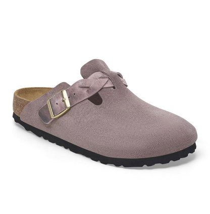 Birkenstock Boston braided faided purple