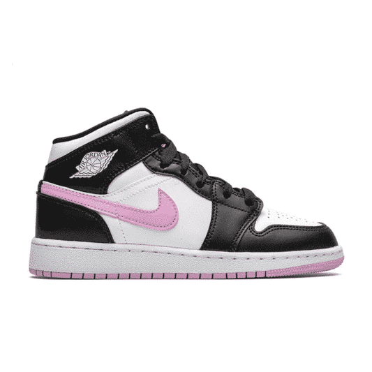 נעלי Air Jordan 1 Mid GS Light Arctic Pink מקוריות בעיצוב אופנתי עכשווי לקידום אתר