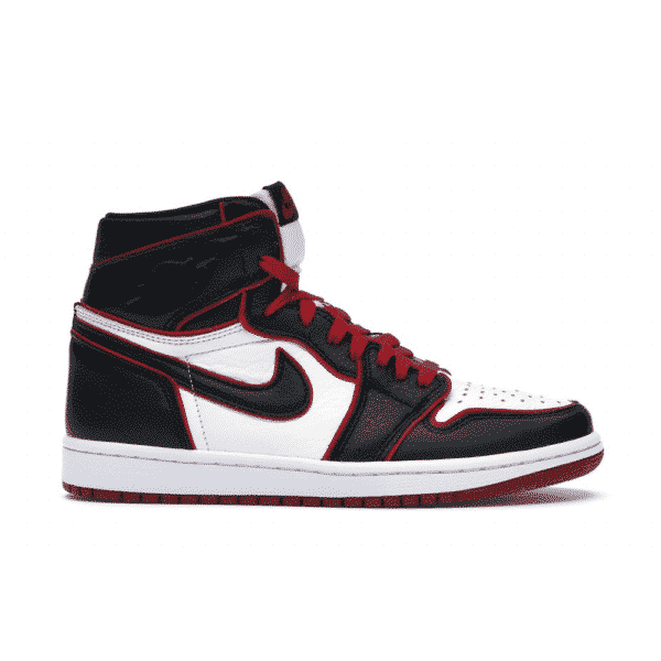 נעלי Air Jordan 1 Retro High OG Bloodline Red מקוריות בעיצוב אופנתי עכשווי לקידום אתר