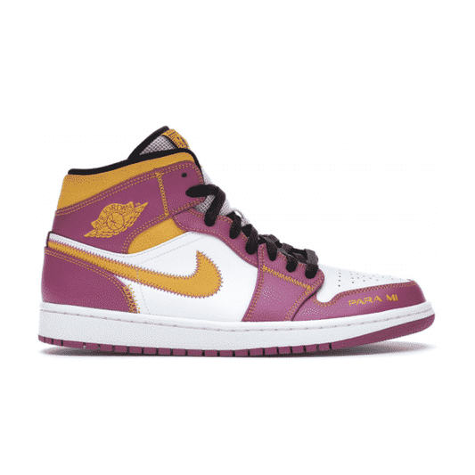 נעלי Air Jordan 1 Mid Dia de los Muertos מקוריות בעיצוב אופנתי עכשווי לקידום אתר