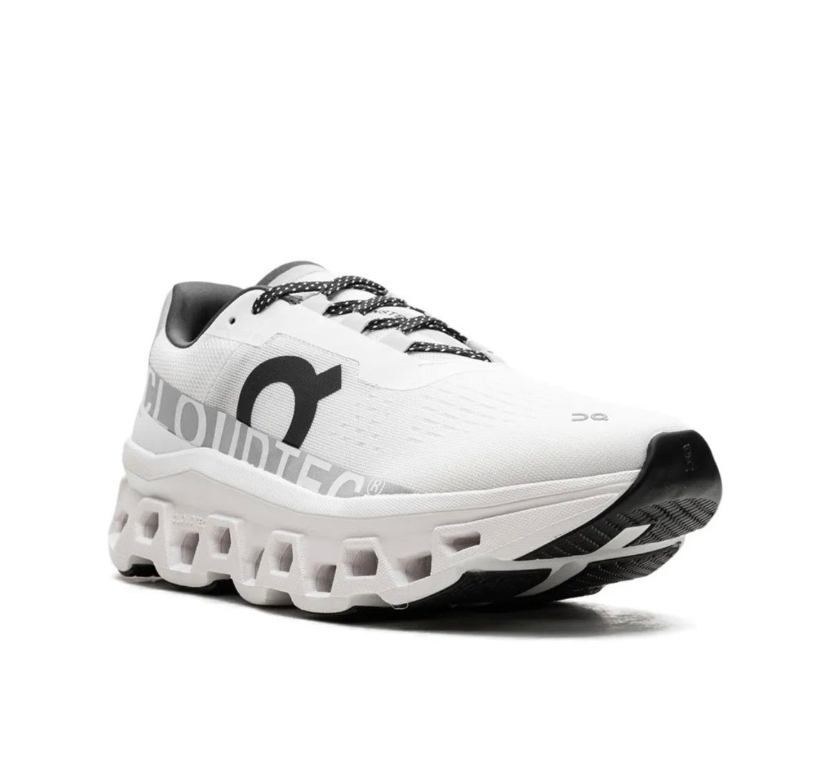 On Cloudmonster white grey