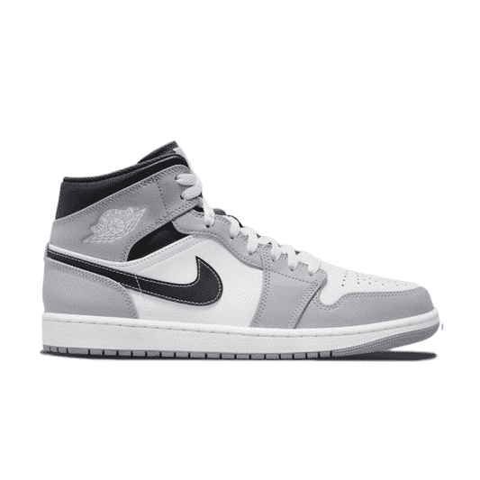 נעלי Air Jordan 1 Mid Light Smoke Grey Anthracite מקוריות בעיצוב אופנתי עכשווי לקידום אתר
