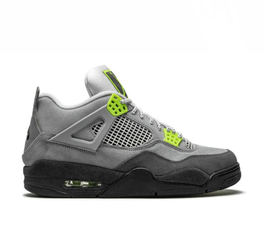 נעלי Air Jordan 4 Neon Volt מקוריות בעיצוב אופנתי עכשווי לקידום אתר