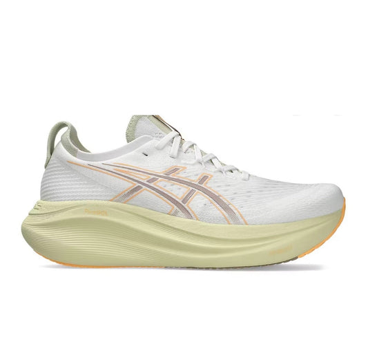 נעלי Asics Nimbus 27 White Peach מקוריות בעיצוב אופנתי עכשווי לקידום אתר