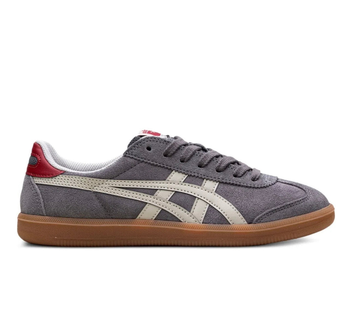 נעלי Onitsuka Tiger Tokuten grey red מקוריות בעיצוב אופנתי עכשווי לקידום אתר