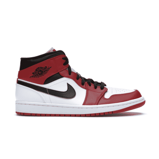 נעלי Air Jordan 1 Mid Chicago מקוריות בעיצוב אופנתי עכשווי לקידום אתר