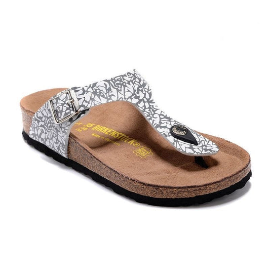 נעלי Birkenstock Gizeh Zebra מקוריות בעיצוב אופנתי עכשווי לקידום אתר
