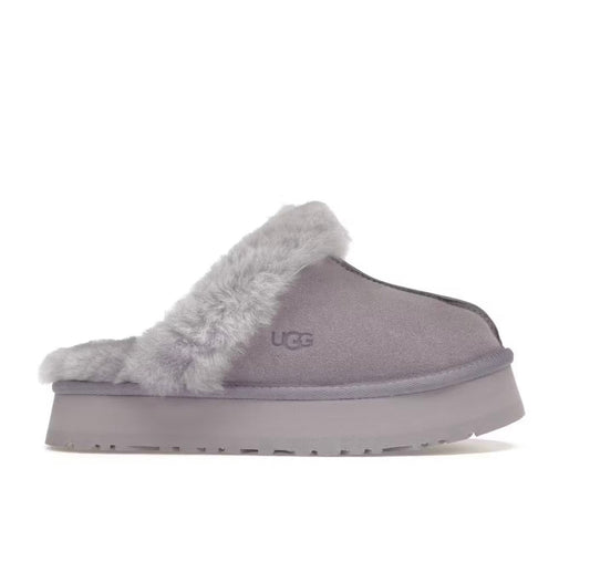 נעלי Ugg Disquette shearling platform slippers מקוריות בעיצוב אופנתי עכשווי לקידום אתר