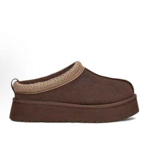 נעלי Ugg Tazz Platform Slippers brown מקוריות בעיצוב אופנתי עכשווי לקידום אתר