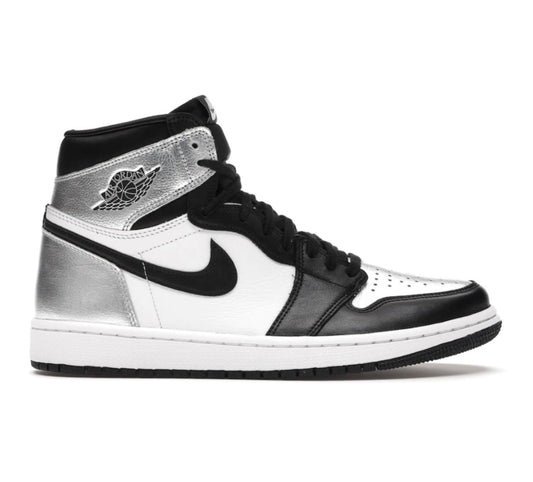 נעלי Air Jordan 1 Retro High Silver Toe (W) מקוריות בעיצוב אופנתי עכשווי לקידום אתר