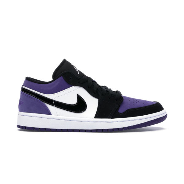 נעלי Air Jordan 1 Low Court Purple מקוריות בעיצוב אופנתי עכשווי לקידום אתר