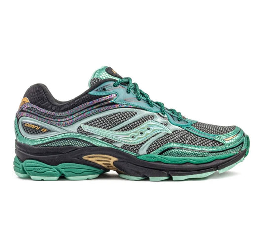 נעלי Saucony Omni 9 Metallic Green מקוריות בעיצוב אופנתי עכשווי לקידום אתר