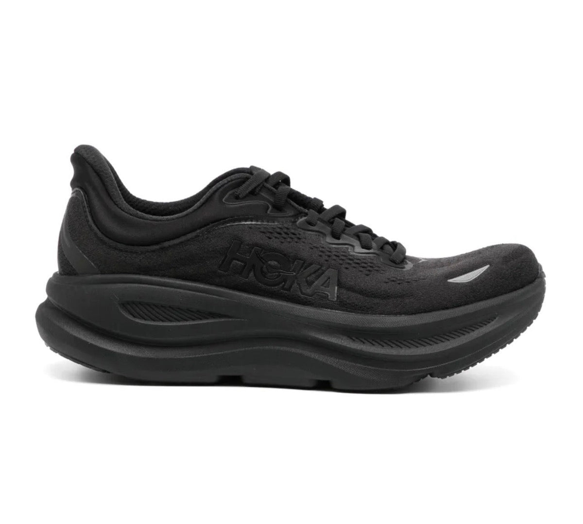 נעלי Hoka Bondi 9 Triple Black מקוריות בעיצוב אופנתי עכשווי לקידום אתר