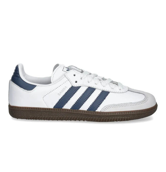 נעלי Adidas Samba White Navy Blue מקוריות בעיצוב אופנתי עכשווי לקידום אתר