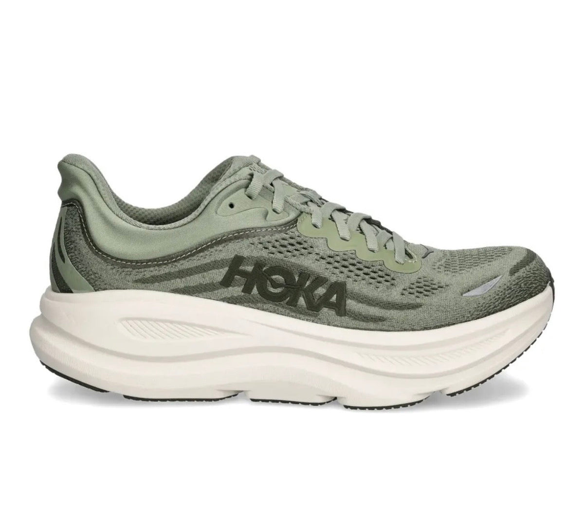 נעלי Hoka Bondi 9 Dutch Green מקוריות בעיצוב אופנתי עכשווי לקידום אתר