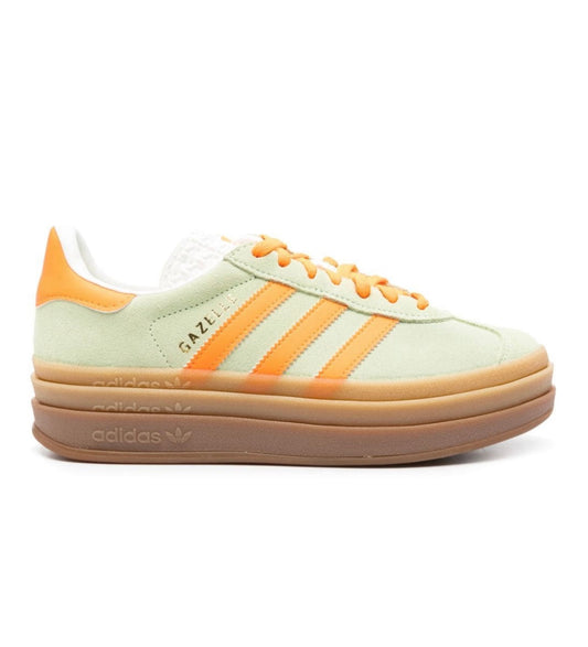 נעלי Adidas gazelle platform Light Green Peach מקוריות בעיצוב אופנתי עכשווי לקידום אתר