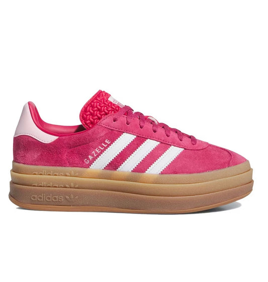 נעלי Adidas gazelle pink platform מקוריות בעיצוב אופנתי עכשווי לקידום אתר