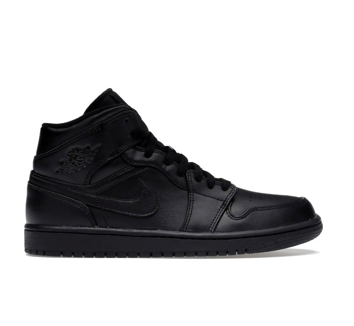 נעלי Air Jordan 1 High Triple Black מקוריות בעיצוב אופנתי עכשווי לקידום אתר