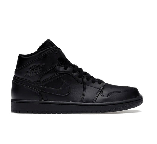 נעלי Air Jordan 1 High Triple Black מקוריות בעיצוב אופנתי עכשווי לקידום אתר