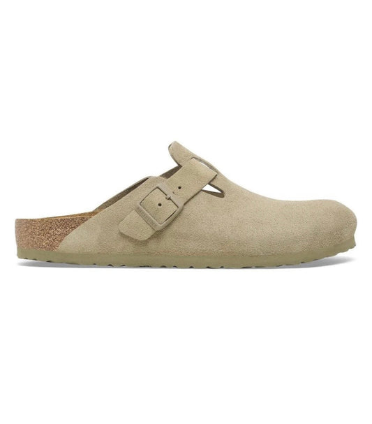 נעלי Birkenstock Boston Light Beige מקוריות בעיצוב אופנתי עכשווי לקידום אתר