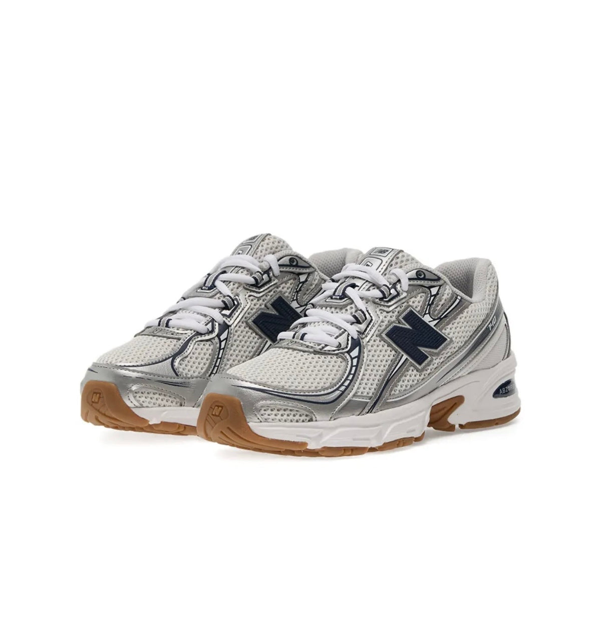 New Balance 740 Silver Dark Blue