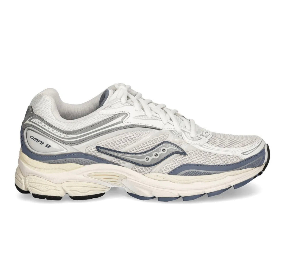 נעלי Saucony Omni 9 White Blue מקוריות בעיצוב אופנתי עכשווי לקידום אתר