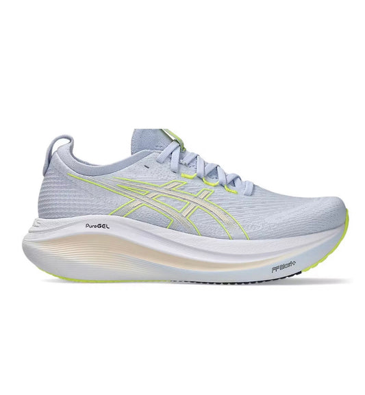 נעלי Asics Nimbus 27 Light Purple Yellow מקוריות בעיצוב אופנתי עכשווי לקידום אתר