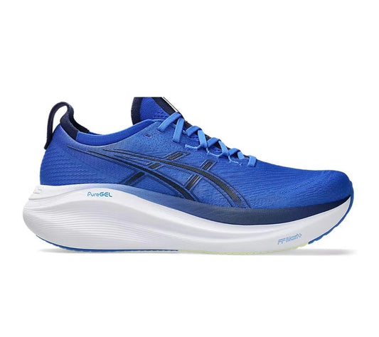 נעלי Asics Nimbus 27 Blue מקוריות בעיצוב אופנתי עכשווי לקידום אתר