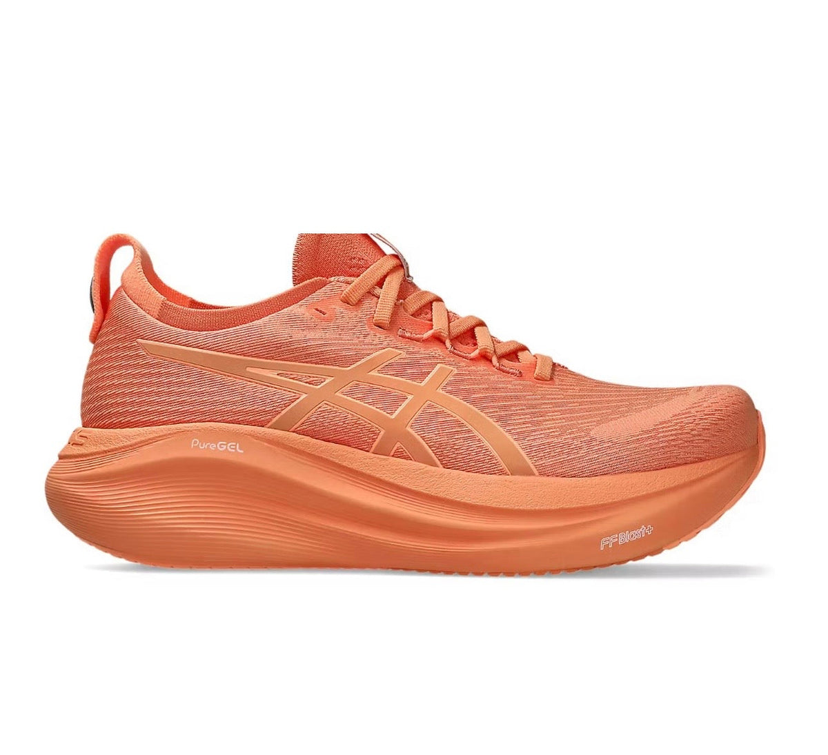 נעלי Asics Nimbus 27 Light Orange מקוריות בעיצוב אופנתי עכשווי לקידום אתר