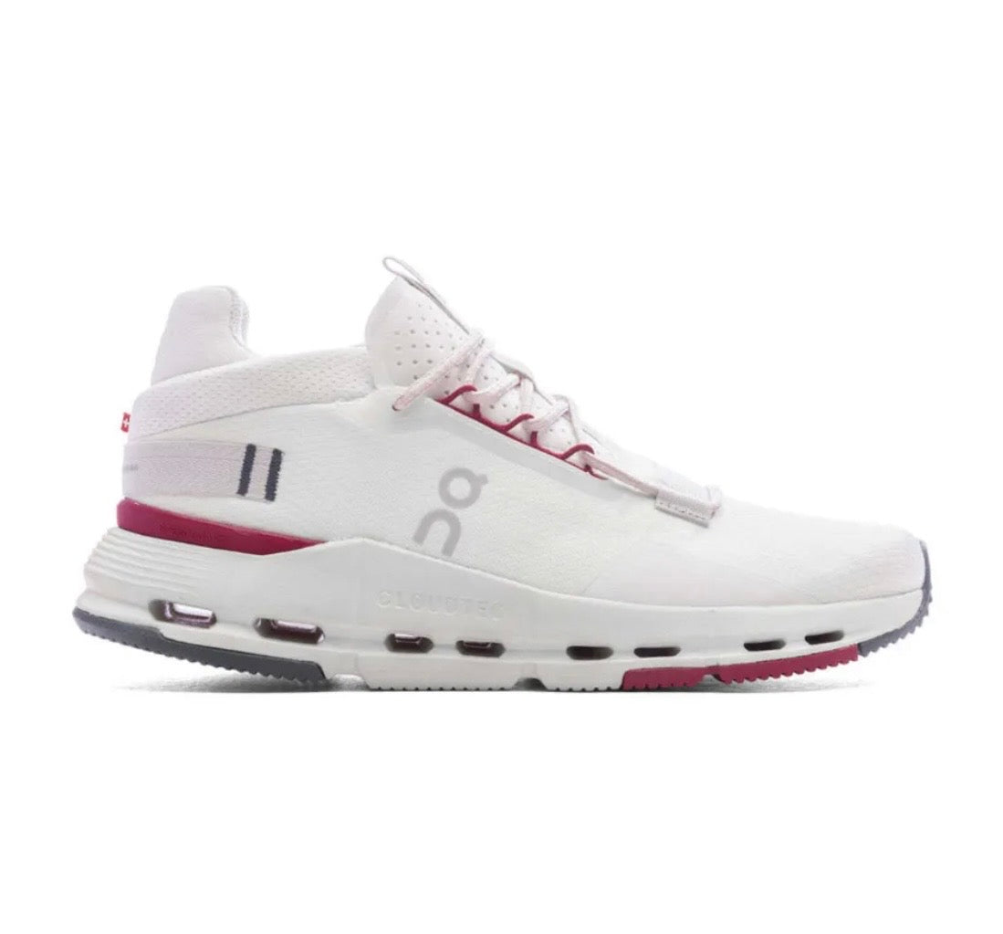 נעלי On Cloudnova White Pink מקוריות בעיצוב אופנתי עכשווי לקידום אתר