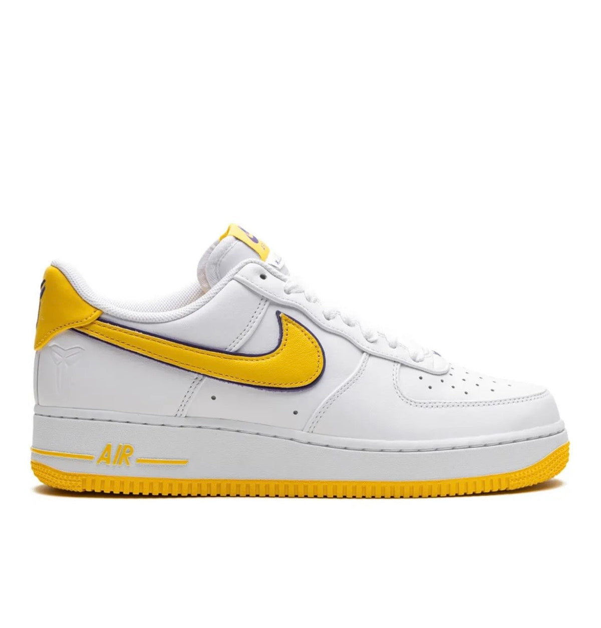 נעלי Nike AIR FORCE 1 White Yellow מקוריות בעיצוב אופנתי עכשווי לקידום אתר