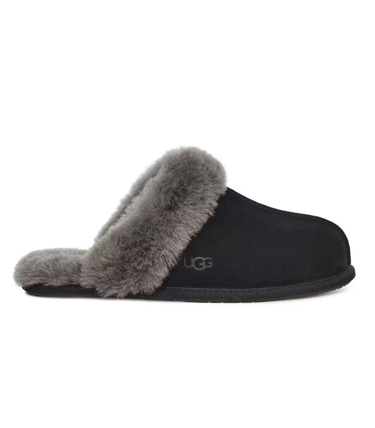 נעלי Ugg shearing - trim slippers black grey מקוריות בעיצוב אופנתי עכשווי לקידום אתר