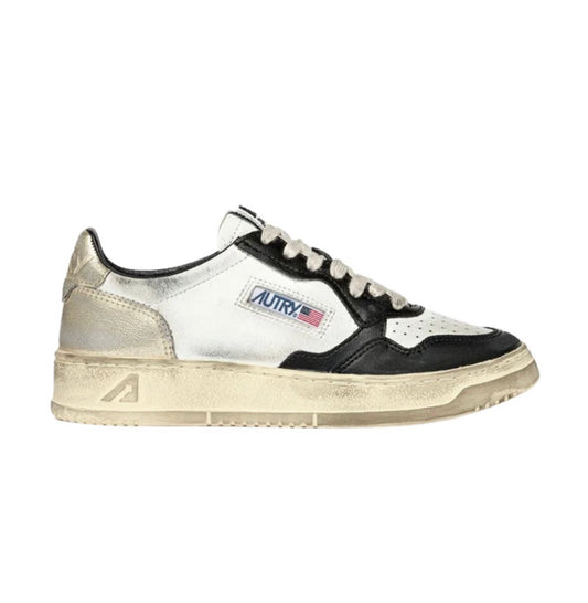 נעלי Autry White silver black מקוריות בעיצוב אופנתי עכשווי לקידום אתר