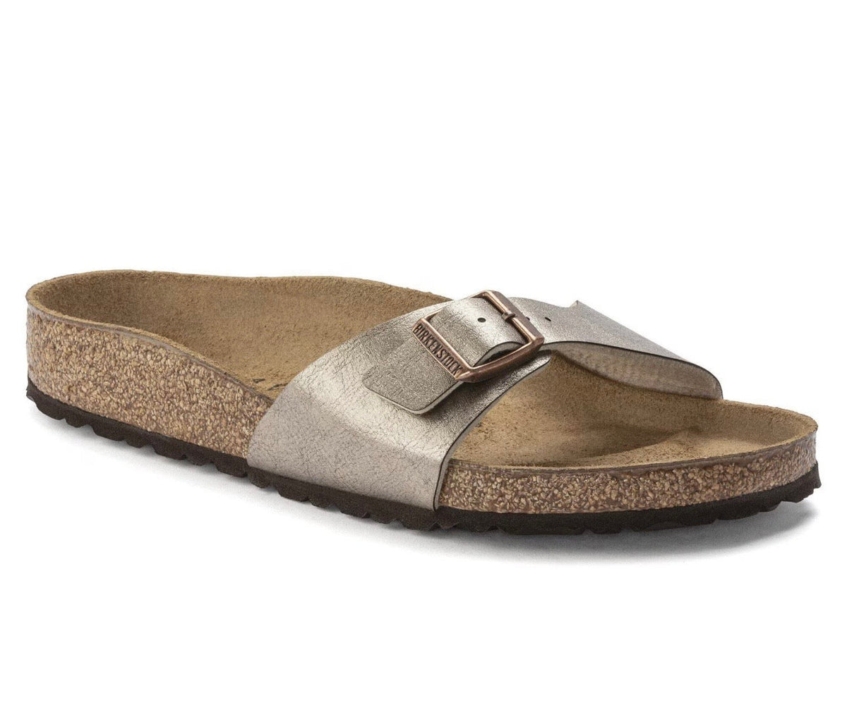 נעלי Birkenstock Madrid Silver Bronze מקוריות בעיצוב אופנתי עכשווי לקידום אתר