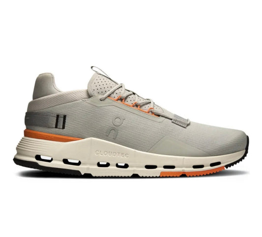 נעלי On Cloudnova Grey Orange מקוריות בעיצוב אופנתי עכשווי לקידום אתר