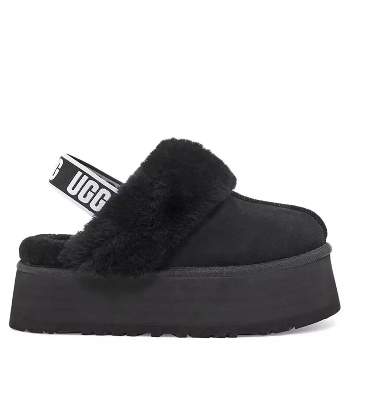 נעלי Ugg platform slipped black מקוריות בעיצוב אופנתי עכשווי לקידום אתר