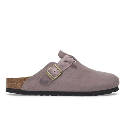 נעלי Birkenstock Boston braided faided purple מקוריות בעיצוב אופנתי עכשווי לקידום אתר